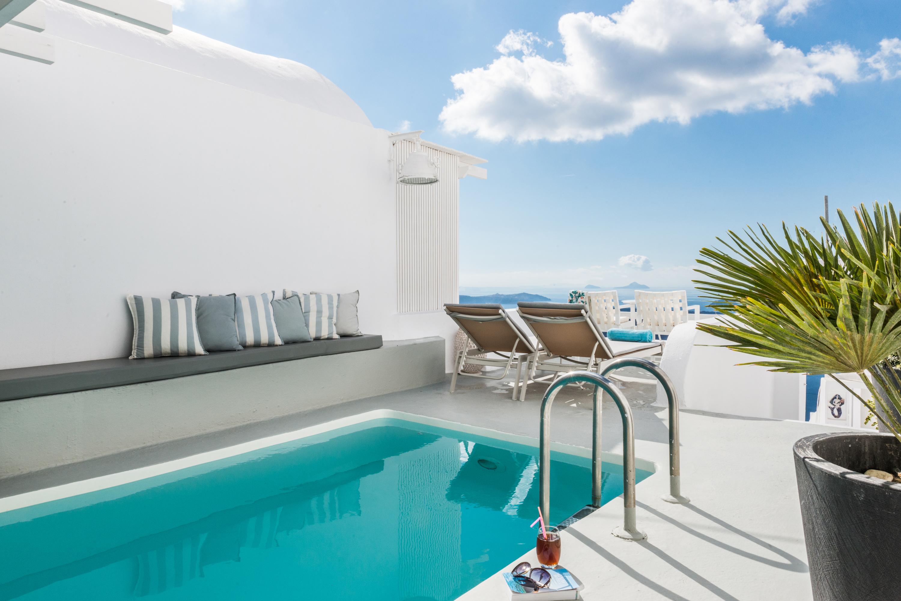 On The Rocks - Small Luxury Hotels Of The World (Adults Only) Imerovigli  Exterior foto