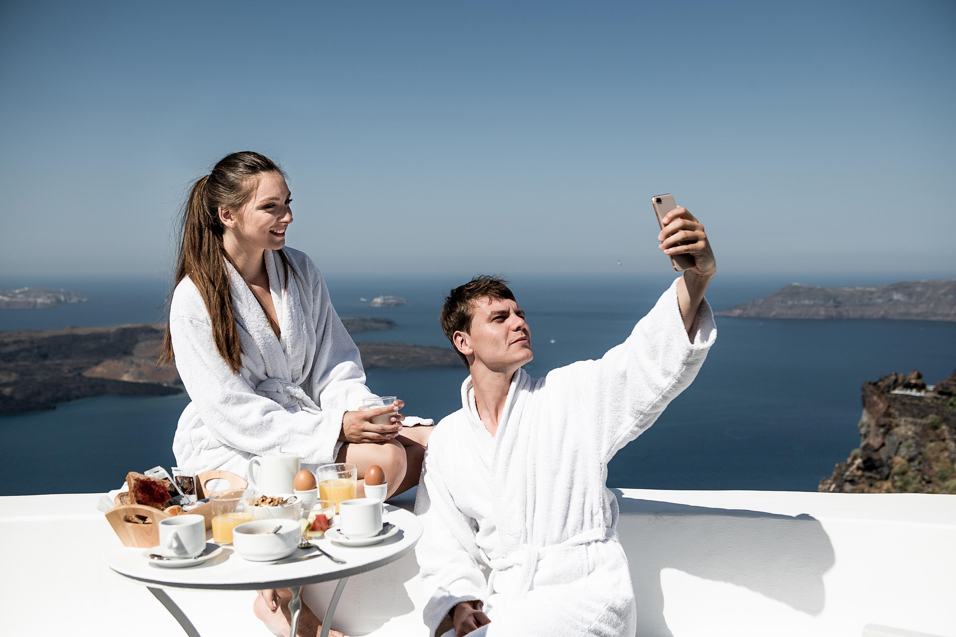 On The Rocks - Small Luxury Hotels Of The World (Adults Only) Imerovigli  Exterior foto