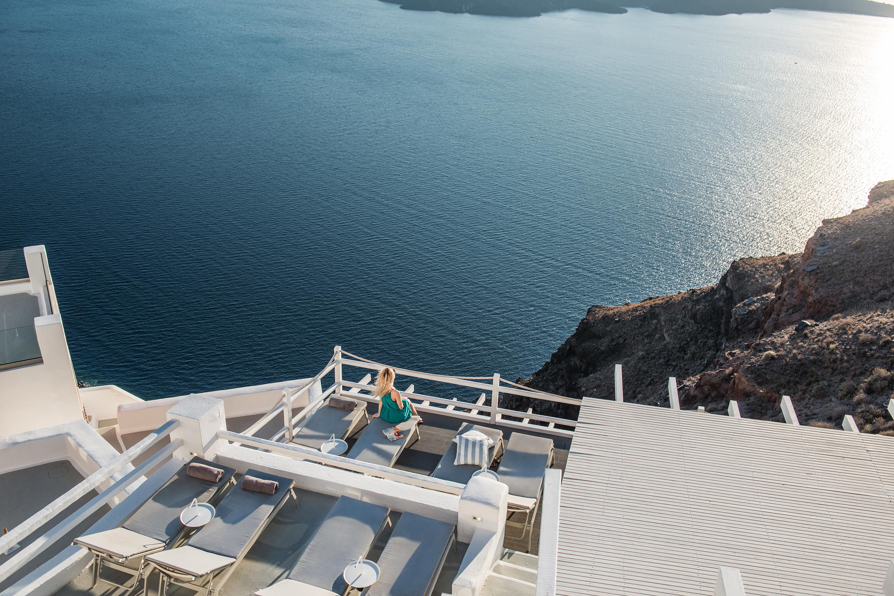 On The Rocks - Small Luxury Hotels Of The World (Adults Only) Imerovigli  Exterior foto